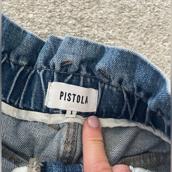 Pistola High Waisted Denim Shorts - Picture 4 of 9